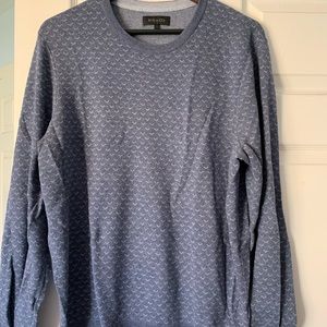 Men’s RW&CO blue patterned sweater